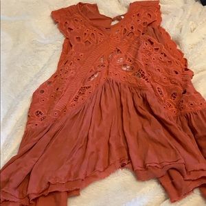 Free people open back tank